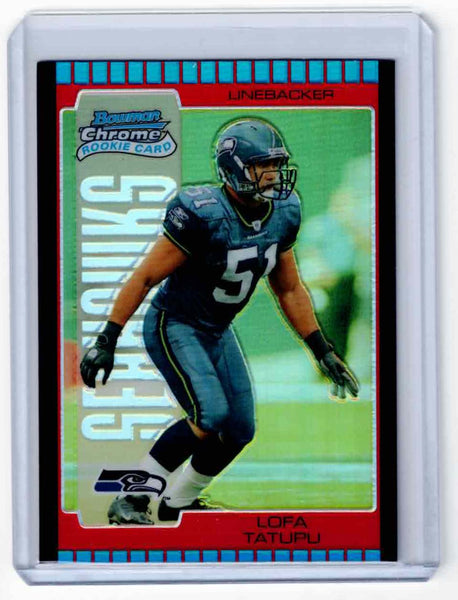 2005 Bowman Chrome Red Refractor #170 Lofa Tatupu