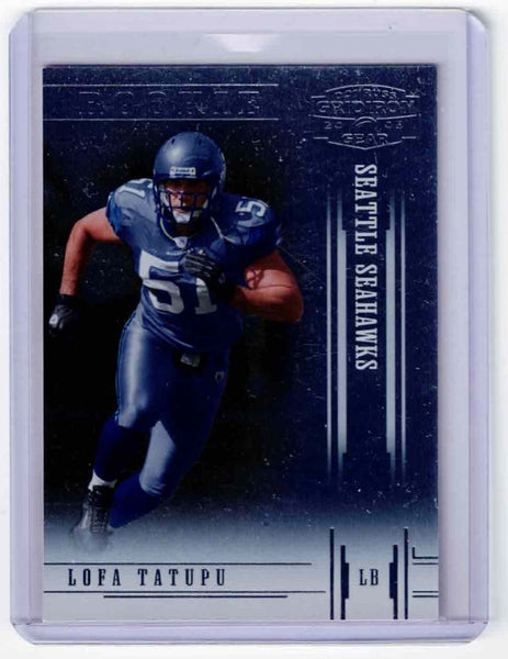 2005 Donruss Gridiron Gear #137 Rookie - Lofa Tatupu /399