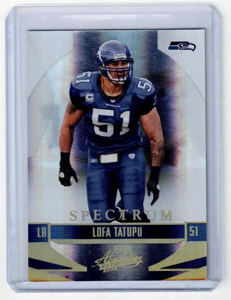 2008 Playoff Absolute Memorabilia Spectrum Gold #128 Lofa Tatupu /25