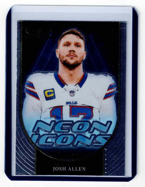 2023 Panini Select - Neon Icons #NI-JAL Josh Allen