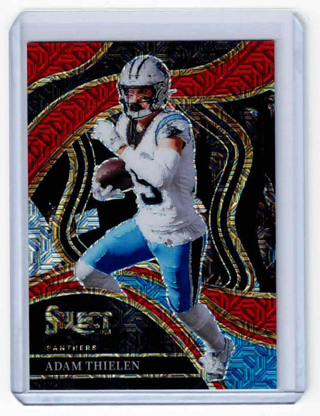 2023 Panini Select Red Prizm #299 Club Level - Adam Thielen /49