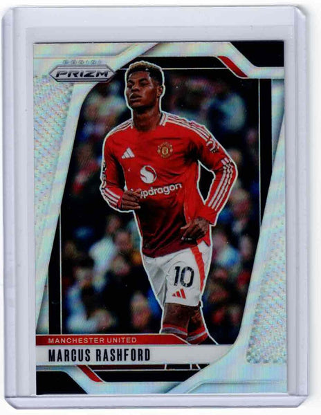 2024-25 Panini Prizm Premier League - Silver Prizm #126 Marcus Rashford