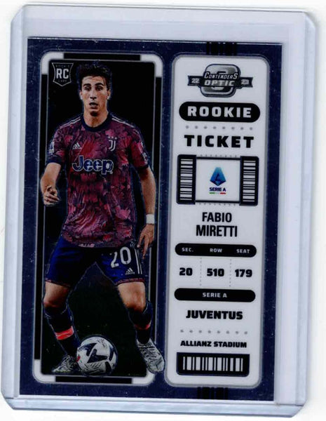 2022-23 Panini Chronicles - Base Serie A #294 - Contenders Optic Rookie Ticket - Fabio Miretti