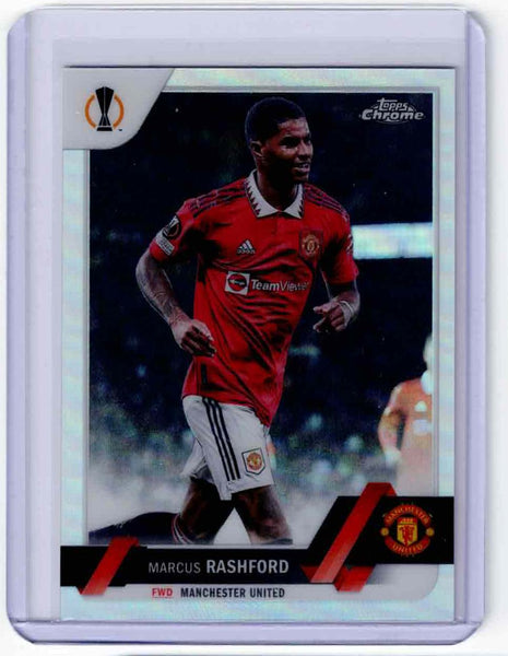 2022-23 Topps Chrome UEFA Club Competitions - Refractor #7 Marcus Rashford