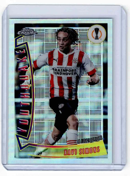 2022-23 Topps Chrome UEFA Club Competitions - Youthquake #YQ-36 Xavi Simons