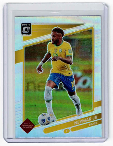 2021-22 Panini Donruss Road to Qatar - Optic Holo Prizm #18 Neymar Jr
