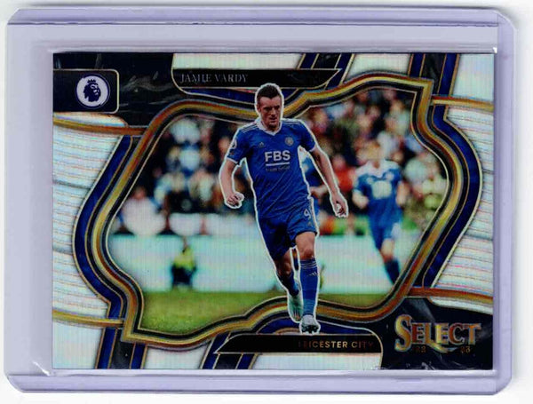 2022-23 Panini Select Premier League - Silver Prizm #217 - Field Level - Jamie Vardy
