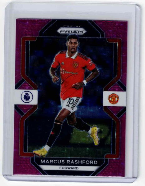 2022-23 Panini Prizm Premier League Pink Prizm #81 Marcus Rashford /199