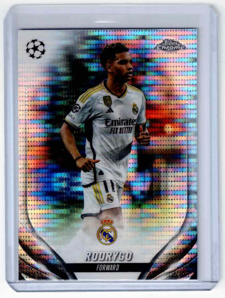2023-24 Topps Chrome UEFA Club Competitions - Pulsar Refractor #168 Rodrygo