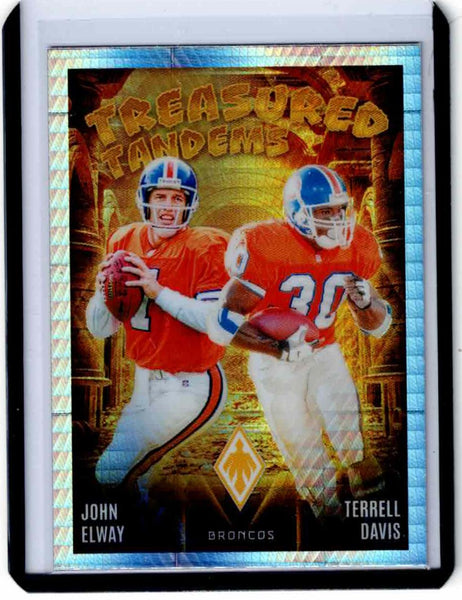 2024 Panini Phoenix - Treasured Tandems - Hyper #TT-DEN John Elway, Terrell Davis