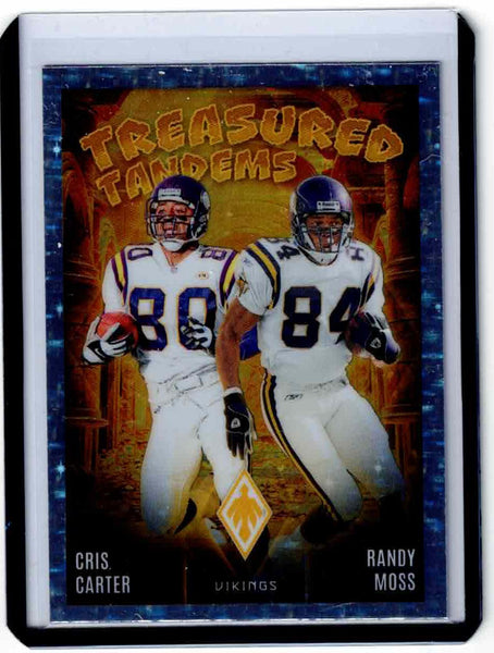 2024 Panini Phoenix - Treasured Tandems - Stars #TT-MIN Chris Carter, Randy Moss