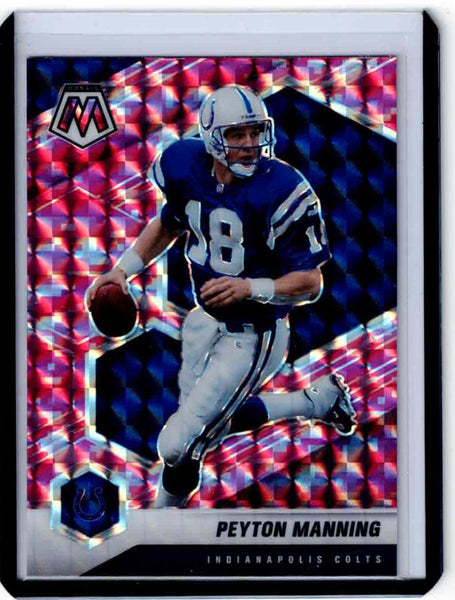 2021 Panini Mosaic - Mosaic Camo Pink Prizm #91 Peyton Manning
