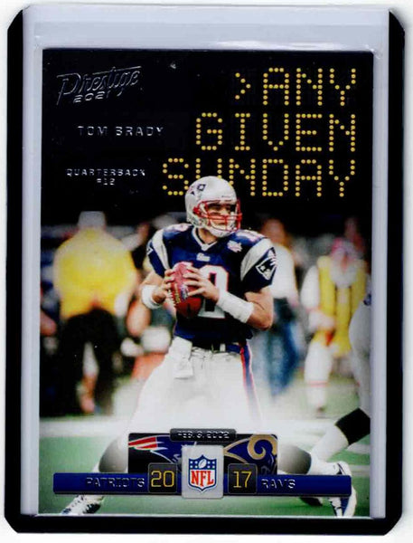 2021 Panini Prestige - Any Given Sunday #AGS-TB2 Tom Brady