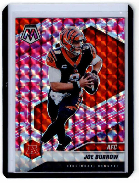 2021 Panini Mosaic - Mosaic Camo Pink Prizm #226 Variations AFC - Joe Burrow