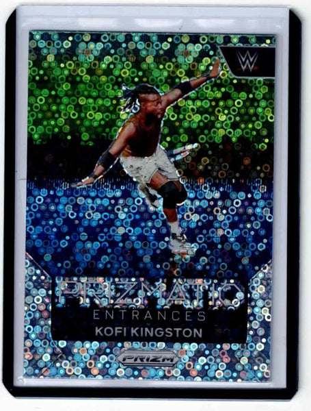 2024 Panini Prizm WWE - Prizmatic Entrances - Under Card Prizm #18 Kofi Kingston