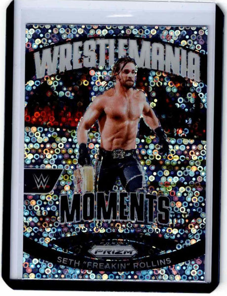 2024 Panini Prizm WWE - WrestleMania Moments - Under Card Prizm #16 Seth "Freakin" Rollins