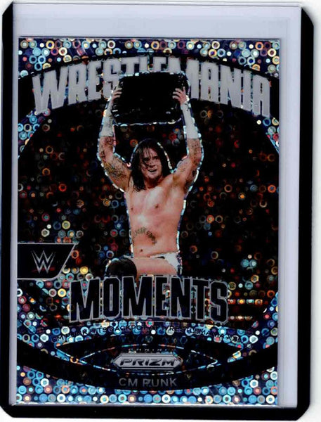 2024 Panini Prizm WWE - WrestleMania Moments - Under Card Prizm #24 CM Punk