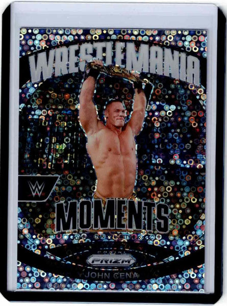 2024 Panini Prizm WWE - WrestleMania Moments - Under Card Prizm #9 John Cena