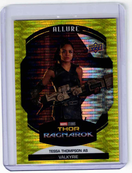 2022 Upper Deck Marvel Allure Yellow Taxi #61 - Tessa Thompson as Valkyrie