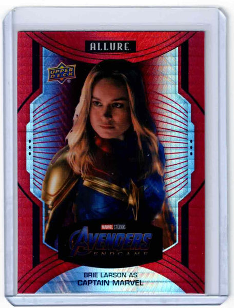 2022 Upper Deck Marvel Allure Red Prism #150 - High Series - Brie Larson as Captain Marvel