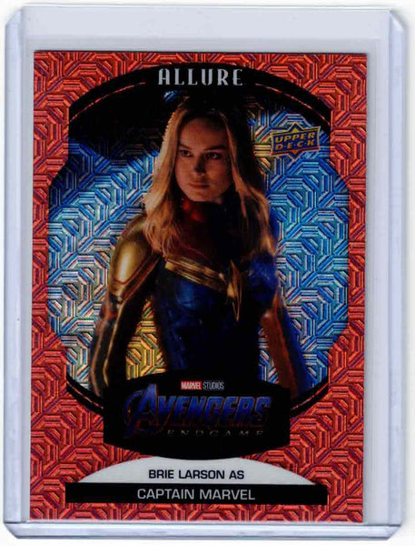 2022 Upper Deck Marvel Allure Sunrise #99 Brie Larson as Captain Marvel