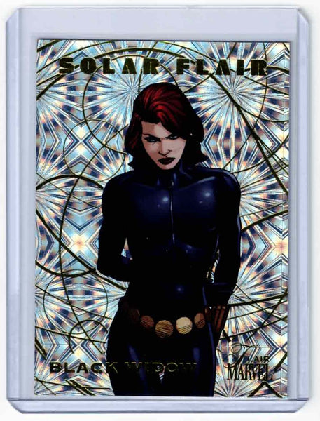 2023 Flair Marvel - Solar Flair #SF22 SP - Black Widow