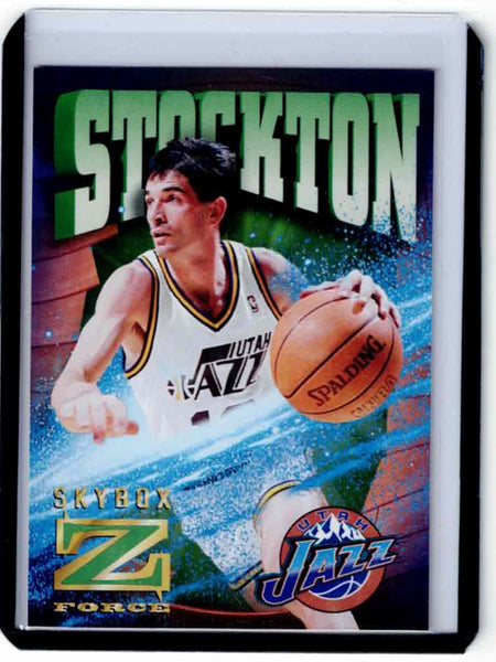1996-97 Skybox Z Force - Z-Cling #91 John Stockton