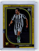 2021-22 Topps Museum Collection UCL - Gold #44 Federico Chiesa /50
