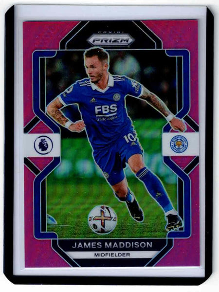 2022-23 Panini Prizm Premier League - Pink Prizm #94 James Maddison /199