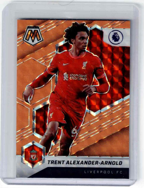 2021-22 Panini Mosaic Premier League - Fluorescent Orange Mosaic Prizm #179 Trent Alexander-Arnold
