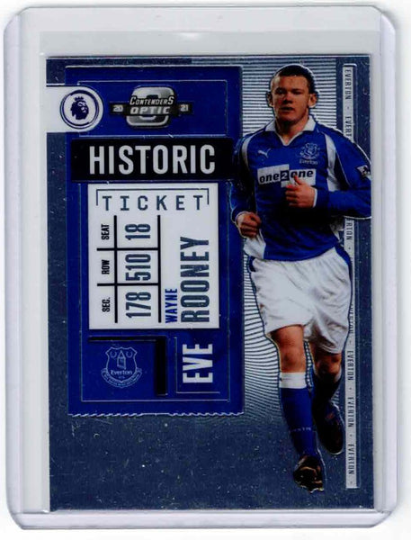 2020-21 Panini Chronicles - Contenders Optic Historic Rookie Ticket Premier League #2 Wayne Rooney