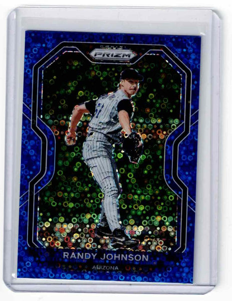 2021 Panini Prizm Blue Donut Circle Prizm #141 Tier II - Randy Johnson /199