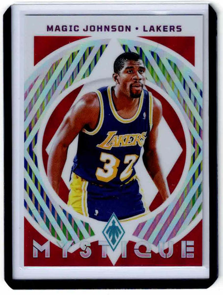 2023-24 Panini Phoenix - Mystique - Red #7 Magic Johnson #/125
