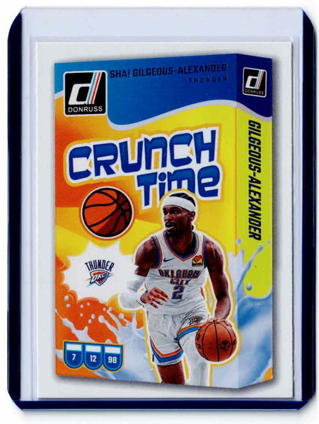 2024-25 Panini Donruss - Crunch Time #14 Shai Gilgeous-Alexander