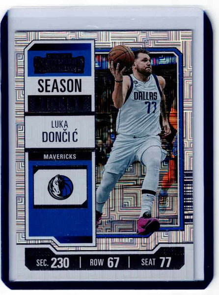 2023-24 Panini Contenders - #61 Season Ticket - Luka Doncic