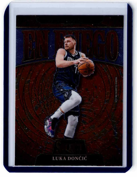 2024-25 Panini Select - En Fuego #9 Luka Doncic