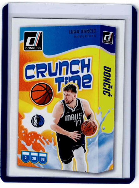 2024-25 Panini Donruss - Crunch Time #8 Luka Doncic