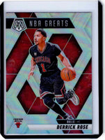 2024-25 Panini Mosaic - Silver Prizm #292 - NBA Greats - Derrick Rose