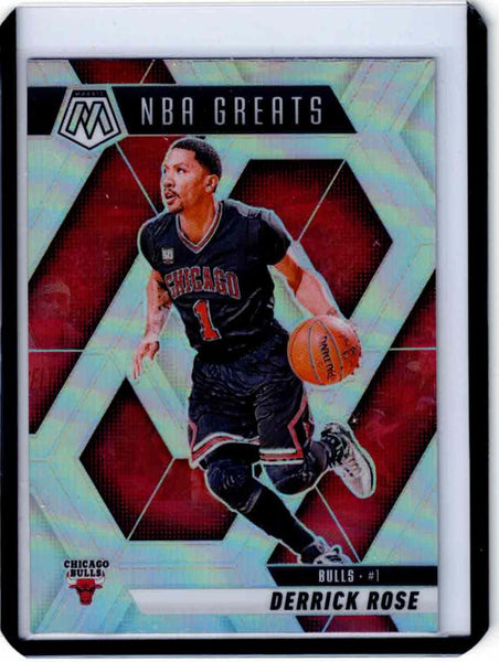 2024-25 Panini Mosaic - Silver Prizm #292 - NBA Greats - Derrick Rose