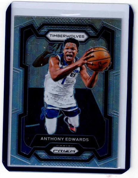 2023-24 Panini Prizm - Silver Prizm #108 Anthony Edwards