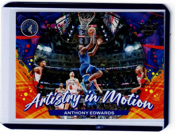 2023-24 Panini Court Kings - Artistry in Motion #13 Anthony Edwards