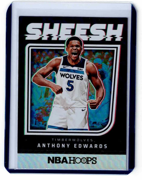 2024-25 Panini NBA Hoops - Sheesh #13 Anthony Edwards