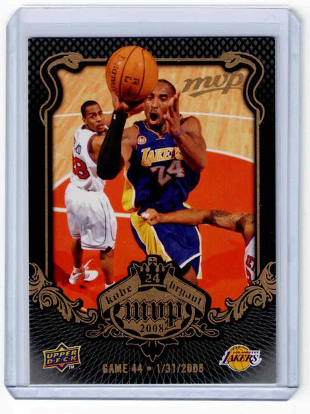 2008-09 Upper Deck MVP - Kobe Bryant MVP - Black Border #KB-44 Kobe Bryant