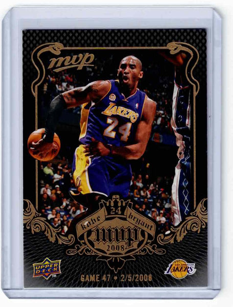 2008-09 Upper Deck MVP - Kobe Bryant MVP - Black Border #KB-47 Kobe Bryant