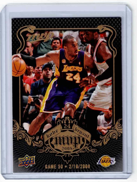 2008-09 Upper Deck MVP - Kobe Bryant MVP - Black Border #KB-50 Kobe Bryant