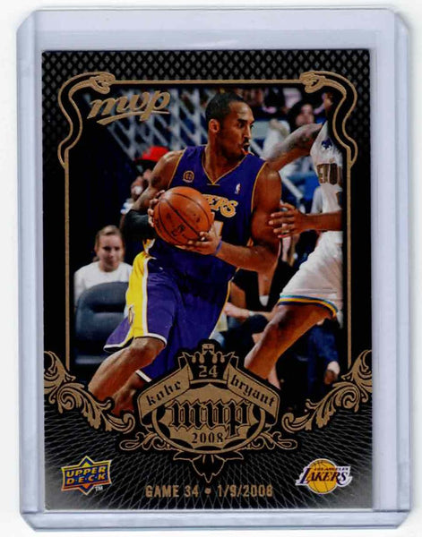 2008-09 Upper Deck MVP - Kobe Bryant MVP - Black Border #KB-34 Kobe Bryant