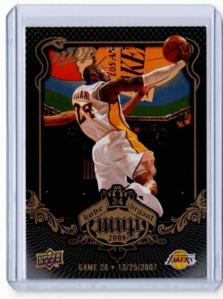 2008-09 Upper Deck MVP - Kobe Bryant MVP - Black Border #KB-28 Kobe Bryant