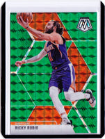 2019-20 Panini Mosaic - Green Prizm #158 Ricky Rubio