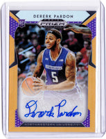 2019-20 Panini Prizm Draft Picks - Draft Picks Autographs - Neon Orange Prizm #124  Dererk Pardon /149