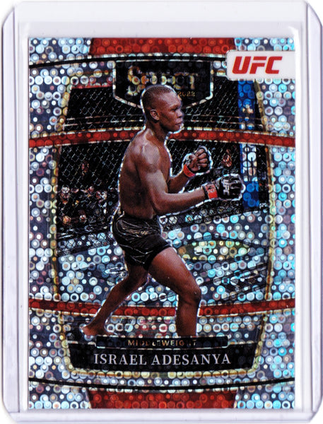 2022 Panini Select UFC - Disco Prizm #25 Concourse - Israel Adesanya